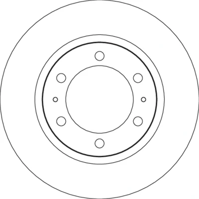 Bild av TRW DF6726S Disque de frein 319 28 6 139,7 ventilé peint TOYOTA: HILUX 3 Pick up, VIII Pritsche/Fahrgestell (KUN1, TGN3, TGN2