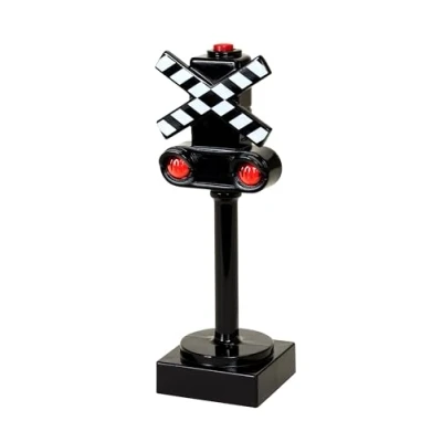 Bild av BRIO World 33862 Skylt järnvägsövergång med ljus Crossing Signal Leksakstågstillbehör. 1 del. För barn från 3 år. tågälskare.