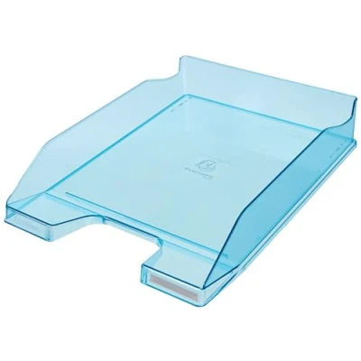 Bild av Exacompta Ref 113236D Linicolor brevfack Combo Midi 347 x 255 65 mm i storlek, rymmer upp till 500 ark, lämplig för A4 dokument turkos transparent glansig