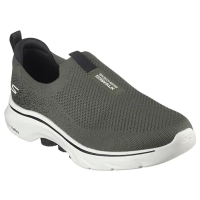 Bild av Skechers herr Go Walk 7 träningsskor, Oliv, 46 EU