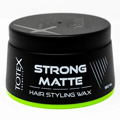 Bild av Totex STARK MATTE Hårstylingvax 150ml Starkt Matt hårvax doftande vax naturlig hårlook maximal kontroll