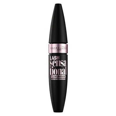 Bild av Maybelline New York svart mascara för volym och definition, Lash Sensational Luxurious Mascara, (svart) 1 x 9,5 ml