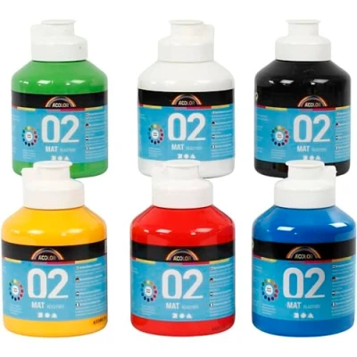 Bild av Creativ Company A Color Acrylic Paint Matt 6 x 500 ml