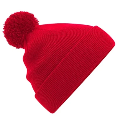 Bild av Beechfield B426B Junior Original Pom Beanie, Klassisk röd, S/XL
