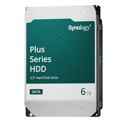 Bild av Synology 6TB HAT3300 HDD 1 miljon timmar MTBF, 180 TB/års arbetsbelastning, 5400 prm