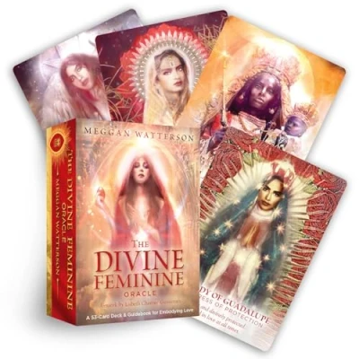 Bild av The Divine Feminine Oracle: A 53 Card Deck &amp; Guidebook for Embodying Love