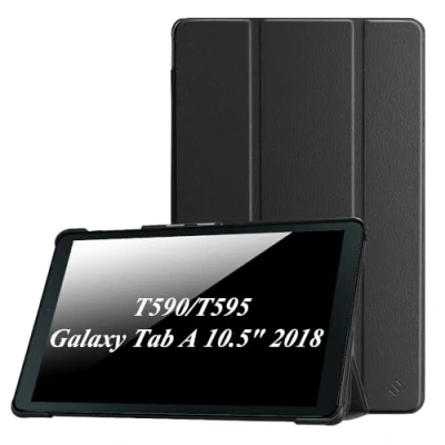 Bild av FINTIE fodral för Samsung Galaxy Tab A 10,5&quot; 2018 SM T590/T595 ultratunt surfplatta med automatisk sömn /väckarklocka, svart