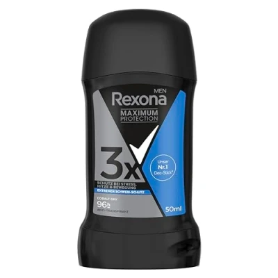 Bild av Rexona Män Maximum Protection Deodorant Stick Cobalt Dry Antiperspirant med 96 timmars skydd mot svett och kroppslukt 50 ml
