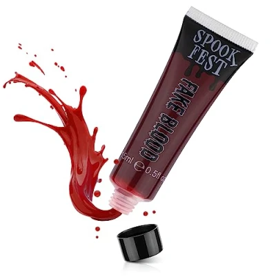 Bild av Special FX Proffs Falskt blod 15ml Skräck Utgöra för Vampyr Zombie Teater Specialeffekter Realistisk Halloween