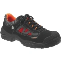 Bild av Ejendals Jalas 3468A Light Sport, Unisex, Vuxen, Svart, Orange, Snörning, Polyuretan (PU), Läder, Textil