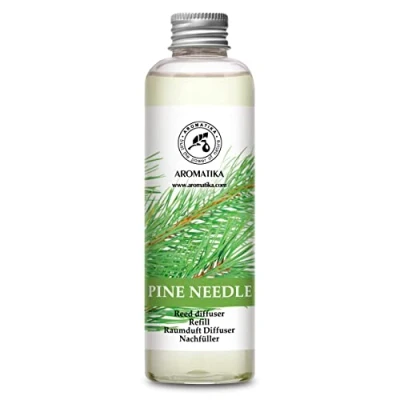 Bild av Pine Diffuser Refill 200ml Fresh &amp; Long Lasting Fragrance Scented Reed Coniferous Smell Best for Aromatherapy Home Office Air Fresheners w/Natural Essential Needle Oil