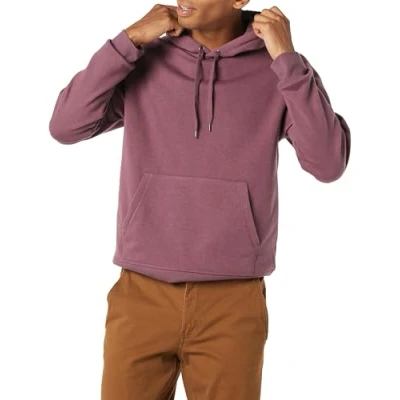 Bild av Amazon Essentials Men&#039;s Fleecetröja med huva (finns i Big &amp; Tall), Druvlila, S