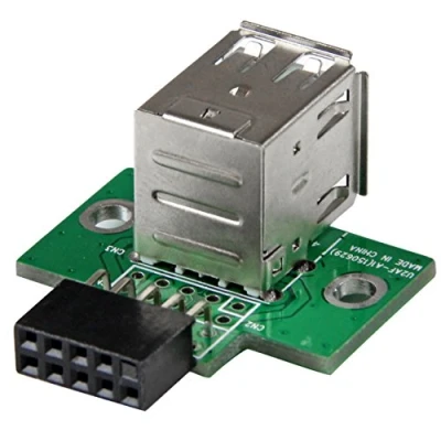 Bild av StarTech.com USBMBADAPT2 USB moderkortsadapter (2 portar) svart