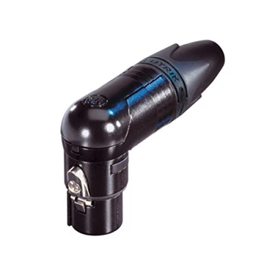 Bild av Neutrik NC3FRX BAG XLR svart kabelanslutning kabelkontakter (XLR, svart, silver, 20,3 mm, 72,9 41 mm)