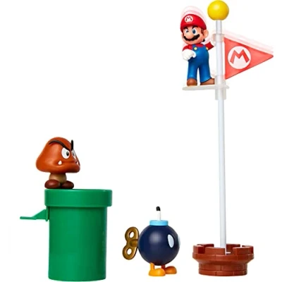 Bild av Nintendo Super Mario Acorn Plains Diorama Set, 6,5 cm