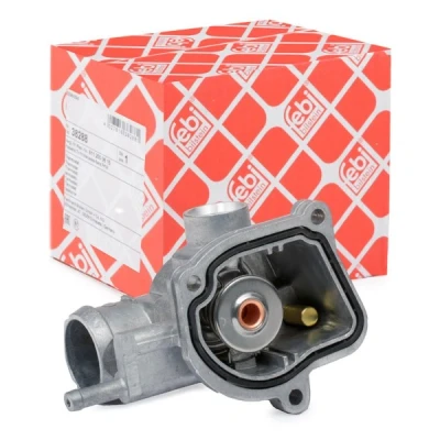 Bild av FEBI BILSTEIN 38288 Boîtier du thermostat avec joint d&#039;étanchéite commutateur de température MERCEDES BENZ: Classe C Berline, CLK Coupe