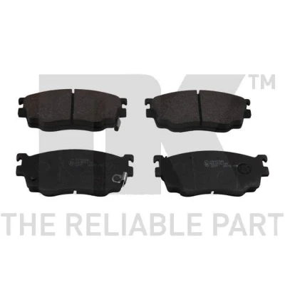 Bild av NK 223249 Jeu de plaquettes frein avec indicateur d&#039;usure tôle anti bruit sans accessoires MAZDA: 323 F 6, Premacy, 626 V 5 portes