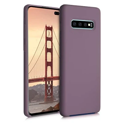 Bild av kwmobile Fodral kompatibelt med Samsung Galaxy S10 Plus / S10+ mjukt skyddande TPU silikonfodral druva