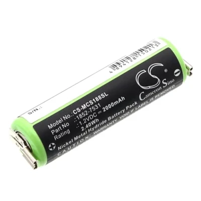 Bild av CS MCS188SL Baterie 2000mAh compatibel met [WELLA] Contura HS40, HS61, Eco XS Profi, Profi XS, Tonde S, Xpert HS50, [MOSER] Easy Style 1881, ChroMini 1591, 1591B, 1591Q