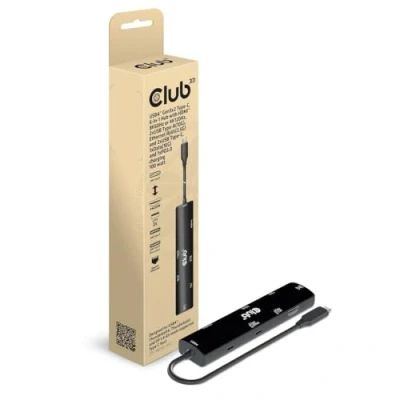 Bild av Club 3D 6 in 1 Hub docking station USB4 HDMI GigE