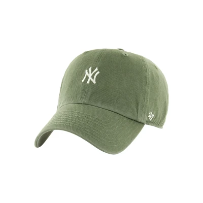 Bild av 47 Brand MLB Grön unconstructed Keps New York Yankees Base Runner Clean Up Moss Dad Cap @ Hatstore