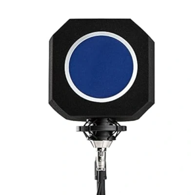 Bild av EVIEUN Professionell mikrofonvindskärm, bärbart mikrofonpopfilter för inspelningsstudior, ljudabsorberande reflektionsfilter, sångstudio bås ljudskyddsskum