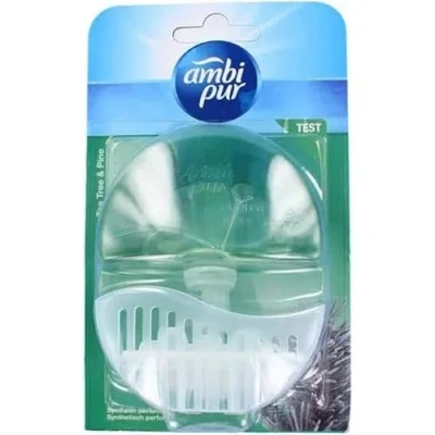 Bild av Ambi ren 6 stycken toalettluftfräschare (hållare + refill 55 ml) Tea Tree &amp; Pine