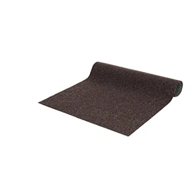 Bild av andiamo Konstgräs utomhus, vattentät, gräsmatta väderbeständig, dräneringsnoppor, UV beständig, för balkong och trädgård, färg: brun, storlek: 133 x 400 cm