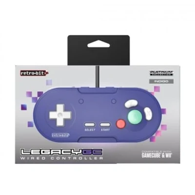 Bild av Retro Bit Legacy GC Wired Controller for Gamecube &amp; Wii Indigo
