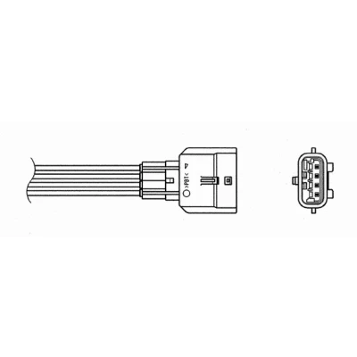 Bild av NGK 6519 Sonde lambda chauffé 4 RENAULT: Clio 3, Modus / Grand Modus, III Grandtour
