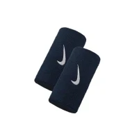 Bild av Nike Performance Unisex Doublewide Wristbands Svettband, Storlek: One Size, White/black