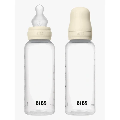 Bild av BIBS Medium Flow Nappflaska Silicone 2 pack 270 ml, Ivory