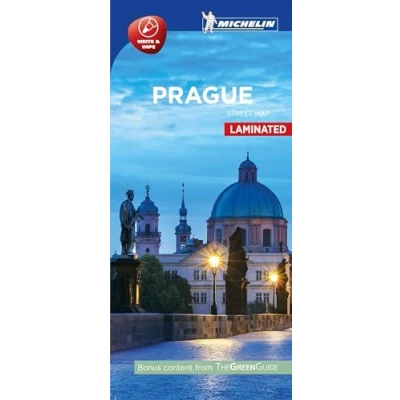 Bild av Prague Michelin City Map 9215: Laminated Plan