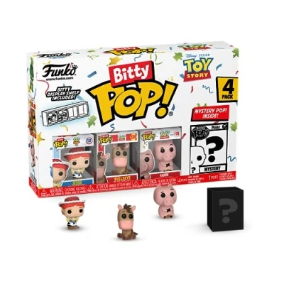 Bild av Funko Bitty POP! Toy Storyoch en överraskning Mystery Mini Figur 0,9 tum (2,2 cm) Disney Pixar: Story Samlarobjekt Stapelbar displayhylla ingår Presentidé Partypåsar Strumpa