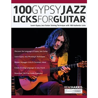 Bild av 100 Gypsy Jazz Guitar Licks: Learn Soloing Technique with Authentic Licks
