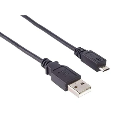 Bild av PremiumCord USB micro anslutningskabel 1 m, A kontakt till B kontakt, 2.0 höghastighets datakabel, 5 stift, 2 x skärmad, AWG28, färg svart, längd m