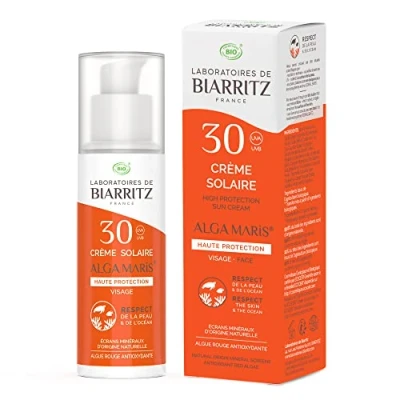 Bild av Algamaris solkräm för ansikte SPF 30, biocertifierad