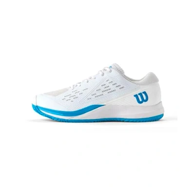 Bild av Wilson herr Rush PRO ACE tennissko, vit/vit/atomic Blue, 9 UK, Vit Atomic UK