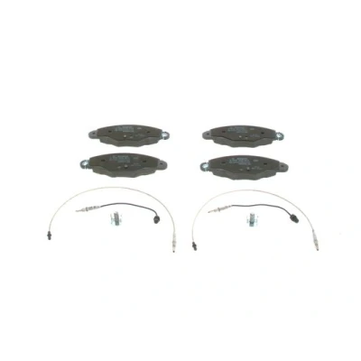 Bild av BOSCH 0 986 424 511 Jeu de plaquettes frein Low Metallic contact signal d&#039;usure inclus avec tôle anti bruit, vis/boulons accessoires