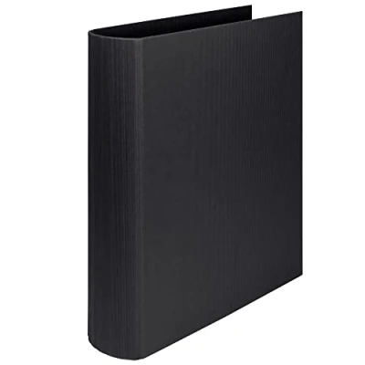 Bild av Rössler Papper 1316452705 S.O.H.O. Ringbok för DIN A4, 5 cm fyllningshöjd, 4 ringmekanik, svart, 1 styck