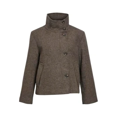 Bild av Object Objriki Short COAT Kort kappa / rock, Storlek: 42, Morel