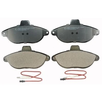 Bild av DENCKERMANN B110888 Jeu de plaquettes frein Essieu avant contact signal d&#039;usure inclus PEUGEOT: Expert I Van, I, 806