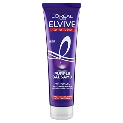 Bild av L&#039;Oréal Paris Color Vive lila anti gul balsam lila, för blekt hår, blond, grå, 150 ml