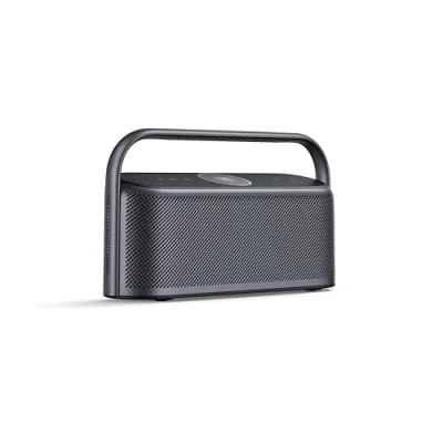 Bild av soundcore Anker Motion x600 Bluetooth högtalare, bärbar högtalare med trådlöst Hi Res Spatial Audio, 50 W ljud, IPX7 vattentät, Pro EQ, 12 timmars lång speltid, inbyggt handtag, AUX In