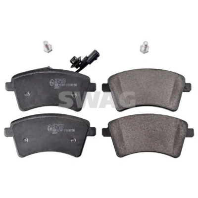 Bild av SWAG 60 11 6200 Jeu de plaquettes frein Essieu avant contact signal d&#039;usure inclus avec kit vis RENAULT: Kangoo II Express