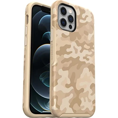 Bild av OtterBox Symmetry skal för Apple iPhone 12/iPhone 12 Pro, stöttåligt, fallsäkert, skyddande tunt skal, testad till militärstandard x3, SAND STORM