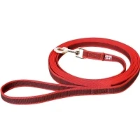 Bild av Julius K9 C&amp;G Super grip leash red/grey 20mm/10.0m with handle