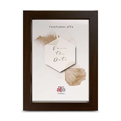 Bild av aFFa frames hekla, bildram MDF fotoram, ramen, fotoram med akrylglas, svart, 15 x 21 cm