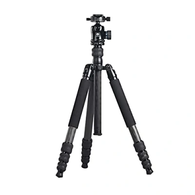 Bild av SIRUI MT 2204+MT 20 professionellt kolfiberresestativ med kulhuvud för kameror, stativ monopod, mittkolumn, Arca Swiss QR platta, 65 cm, max. belastning 15 kg