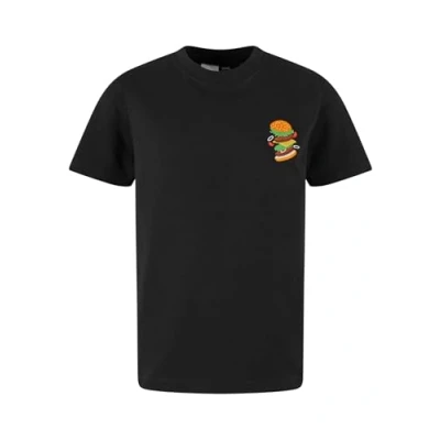 Bild av Mister Tee Burger LOVE EMB Tshirt med print för barn, Storlek: 146/152, Black